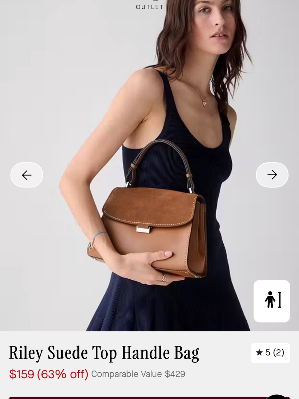 Kate Spade Riley Suede Top Handle Bag - Picture 3 of 5